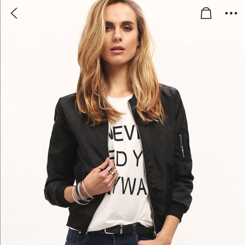 Shein bomber jacket